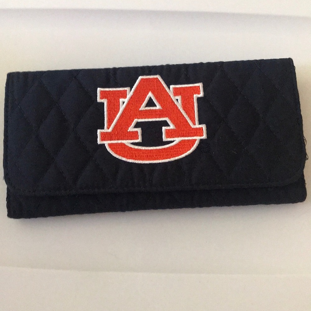 🐅 UA University of Auburn Quilted Wallet Blue